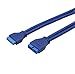 QiCheng&LYS USB 3.0 Housing Motherboard 19 Pin Male to Female Extension Cable (USB 3.0 Male to Female)