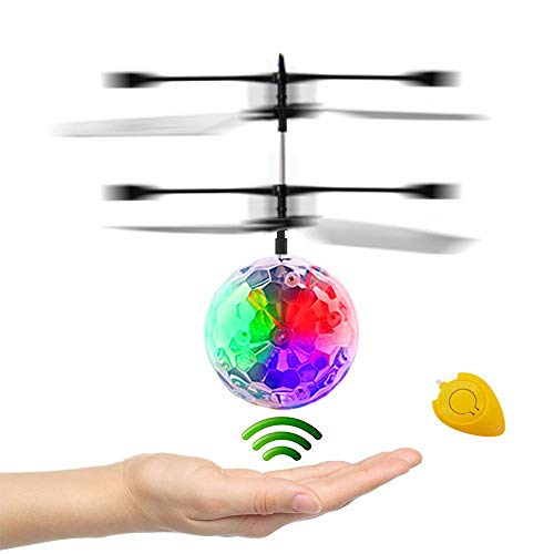 CPSYUB RC Flying Ball Toys, Kids Boy Toys Flying Toys Hand Controlled Drone Heliball Built-in Shining LED Lighting, Kids Toys for Boys Girls Age of 4,5,6,7,8-16 Outdoor and Indoor Use
