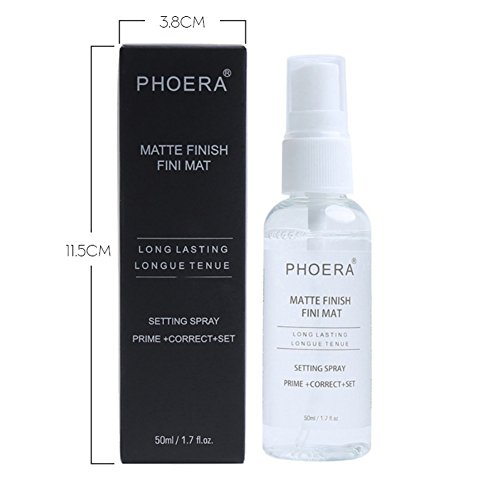 Yiitay Cosmetics Makeup Setting Spray Matte, Moisturiser Spray, 3-in-1 Primer & Correct & Setting Spray, Fixing and Finishing Spray for Face 50ml, Transparent - Thumbnail 6