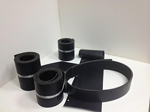 PLOWRUBBER Tymco Street Sweeper Sweeper Curtain and Flaps Kits TYMCO 210 6 Piece Set