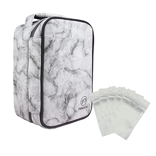 FIREDOG Smell Proof Containers with Lock(Marble Black)