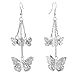 YAZILIND Jewelry Christmas Butterfly Cute Dangle Earrings Vintage for Women Gift Idea