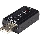 StarTech.com Virtual 7.1 USB Stereo Audio Adapter External Sound Card