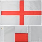 Green Grove Products England Flag 3' x 5' Ft 210D Nylon Premium Outdoor English Flag