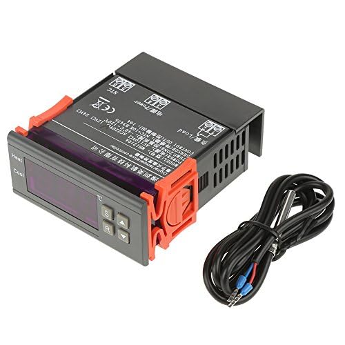 MH1210A Mini Digital Temperature Controller LED Display Thermostat with Sensor Probe (AC220V)