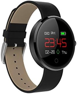 Fitness Tracker Watch, GreatTry Bluetooth Sports Fitness Watch Waterproof with Heart Rate and Blood Pressure Monitor, Pedometer, Smart Watch for iOS & Android (Black)