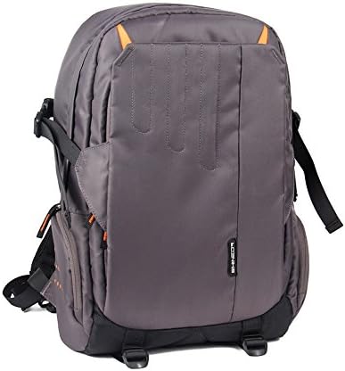Shineda Water Resistant Lightweight DSLR Nylon Backpack Bag for Nikon Sony Canon with 13 Inch Laptop Pocket (Gray)