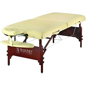 Master Massage 30″ Del Ray Pro Portable Table Package, Cream, 1 Count