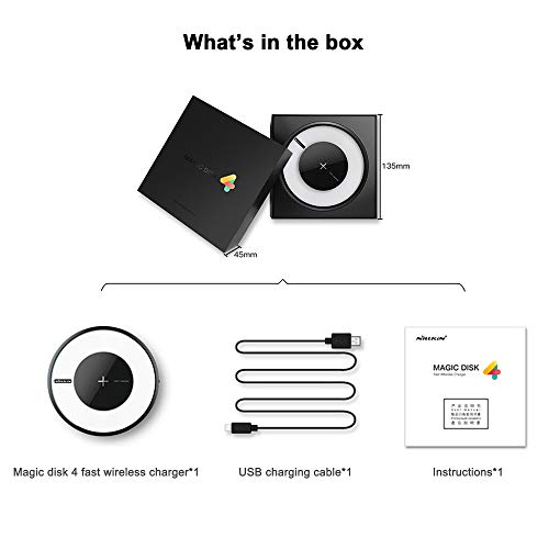 Nillkin-Qi-Fast-Wireless-Charger-Magic-Disk-4-10W-Fast-Wireless-Pad-for-iPhone-XS-MaxXSXRX88-PlusSamsung-Galaxy-Note-9S9S9-Plus-and-All-Qi-Enabled-Devices-Black