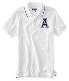 Aeropostale Men's Varsity Felt A Logo Piqu? Polo Shirt