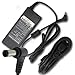 AC Power Adapter/Battery Charger for Toshiba Satellite A105-S2061 A105-S2071 A130 A215-S4697 A215-S4747 A215-S7422 L45 M200 M205 M60 M65 P200 U300 U305 a215-s7437 l305 u405 by SIB