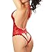 HOT！Lingerie,BeautyVan Women Sexy Lingerie Open Crotch Underwear With garter (M, Red ~2)