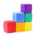 Milliard Soft Foam Blocks, Jumbo Size, for Stacking Sorting and Building, 24 4-inch Cubes with Removable Covers and Carry Bag