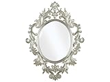 Kenroy Home Louis Wall Mirror with Silver Leaf Finish, 28 by 38-Inch