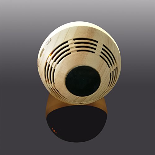 NASKY Maglev Levitation Bluetooth Speakers with Wood Grain Base LED Bulb Portable Wireless Smart Floating Night Light Lamp