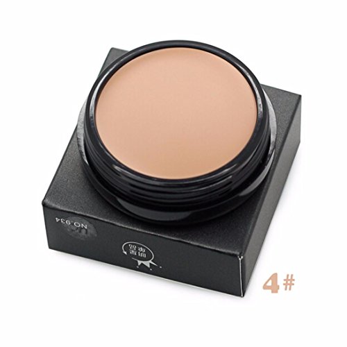 JPJ(TM) Girls Concealer,Women Creative Foundation Cream Moisturizing Oil-control Concealer Makeup (D)