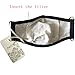 Dust Allergy Flu Masks Washable -ZWZCYZ Unisex PM 2.5 Anti Dust Pollution Mask Pollen Mask Can Be Reusable Activated Carbon Filter into /Three-Dimensional Cotton Mouth Masks (Navy Blue)