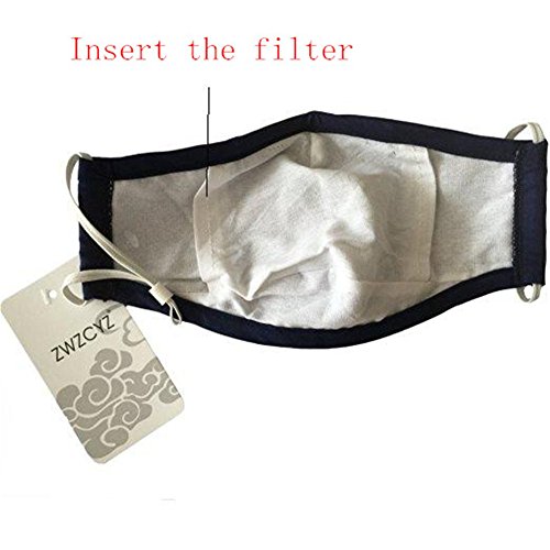 Dust Allergy Flu Masks Washable ZWZCYZ Unisex PM 2.5 Anti Dust