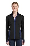 Sport-Tek Women's Stretch Contrast Full-Zip Jacket