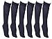 Winterlace Women’s Trouser Socks, Opaque Stretchy Nylon Knee High, Many Colors, 6 or 12 Pairs