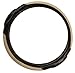 Pilot SW-68T Faux Leather Universal Fit Steering Wheel Cover - Black and Tan