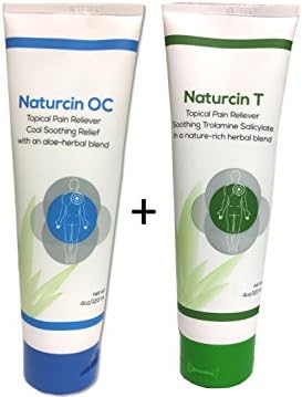 Naturcin-OC Pain Relieving Cream for Sore Muscles, Backaches, Joint Pain, and Arthritis Pain (2 Pack Combo)