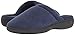 Isotoner Women's Classic Terry Clog Slippers Slip, Navy, Large / 8.5-9 US