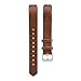 For Fitbit Alta / Alta HR Bands, KOBWA Soft Leather Metal Buckle Replacement Bracelet Wristband for Fitbit Alta/Alta HR Watch