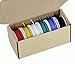 TUOFENG 30 AWG Wire,30 Gauge Silicone Wire 6 Colors 66ft/20m Each Spool,60V Flexible Electrical Wire with Tinned Copper, Hook up Wires for Breadboard/DIY/Battery
