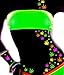 Sasswear Blacklight Body Stickers - Neon Fashion Accessories for Raves, Festivals and Glow Parties, 40/pk (Leaf)