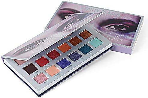 Youlaify Beauty Glazed Natural Highlight Eye Shadow Palette with 18 Colors Mix Matte/Pearlescent,eye Shadow Tray Set Makeup Supplies for Beginners and Professional Makeup Artists