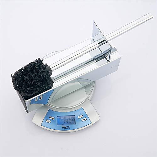 BGL Stainless Steel Material Holder Toilet Brush Holder for Bathroom and Hotel (Chrome)