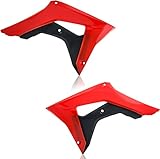 Acerbis 2630661018 Radiator Shrouds - Red/Black