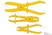 3pcs Flexible Hose Clamps Line Clamp Hose Pinch Off Pliers Set Mixed Sizes primary