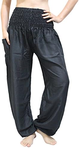 SALWARWAY Women's Yoga Pants Solid And Classic Colors Fits For 0-14 US Size. (Dark Blue)