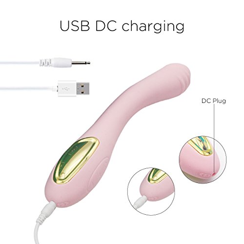image for Aidaim Computer Vibrator LED USB Cable Rechargeable Set Weatherproof D