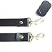 Lam Gallery Split Leather Purse Strap Replacement Black Crossbody Bag Strap Wide 1