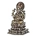 Ganesh Statue - Altar Supply Kit - 8 inch (H) Cold Cast Bronze Statue Ganpati Lord of Success ~ 100 Gram Nag Champa Incense Sticks Pack and Lotus Sri Yantra Ornament