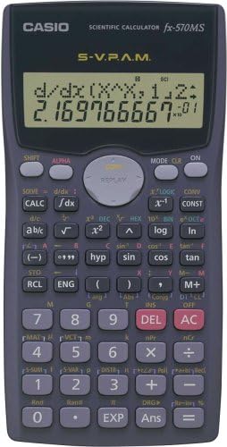 Casio Fx 570 Ms Calculator Amazon De Burobedarf Schreibwaren