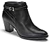 Vionic Women's Upright Upton Ankle Boot - Ladies Walking Booties with Concealed Orthotic Arch Support Black 6.5 Medium US