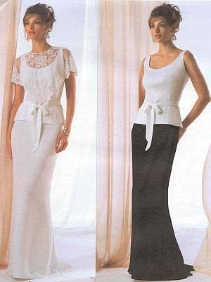 Vouge 2776 Sewing Patterns,'' Designer Badgley Mischka''