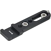 NICEYRIG NATO Rail Cold Shoe Extension Bar with Anti-Off Safety Rail Total 80mm for Camera Cage NATO Clamp Handle