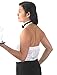Henry Segal Henry Siegel Women's Tuxedo Shirt Poly/Cotton Halter Top Medium White