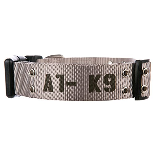 Buy Top Paw Duke A1K9 Adjustable Dog Collar, GRAY, LARGE Online at desertcartUAE