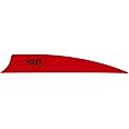 Bohning X3 Vane, 3.5", Red, 36pk