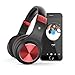 OUCOMI Kids On Ear Headphones with Microphone Red
