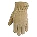 Leather Winter Work Gloves, 100-gram Thinsulate Insulation, Split Cowhide, Medium (Wells Lamont 1063M)