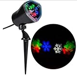 Gemmy Multi-color Outdoor LED Laser Light Show Projection Snowflake Christmas Holiday Moving Light Outdoor Light Display