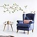 DECOWALL DWL-1804N Garden Birds on Tree Branch Kids Wall Stickers Wall Decals Peel and Stick Removable Wall Stickers for Kids Nursery Bedroom Living Room décor