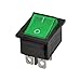 uxcell KCD4 DPST ON-Off 4 Pin Terminals Rocker Boat Switch 16A AC 250V/125V